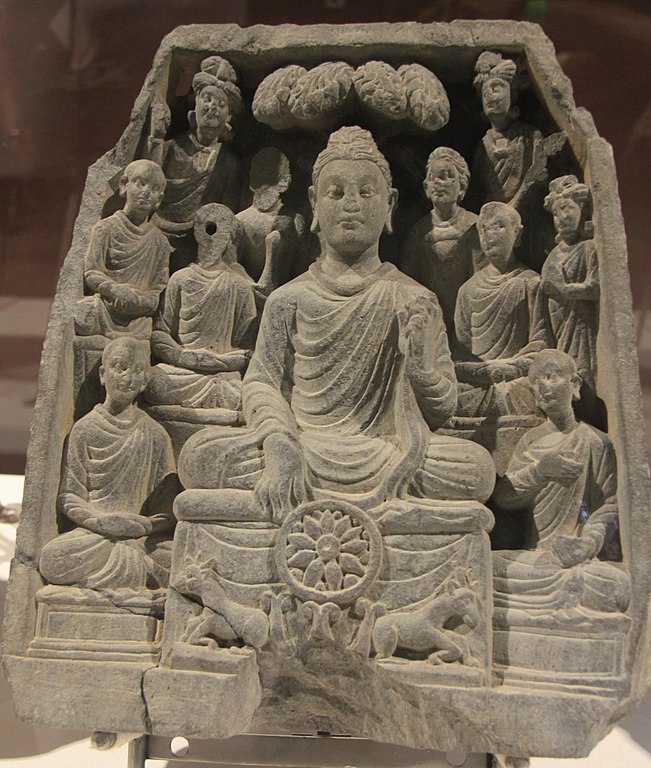 651px-Gautama_Buddha_first_sermon_in_Sarnath